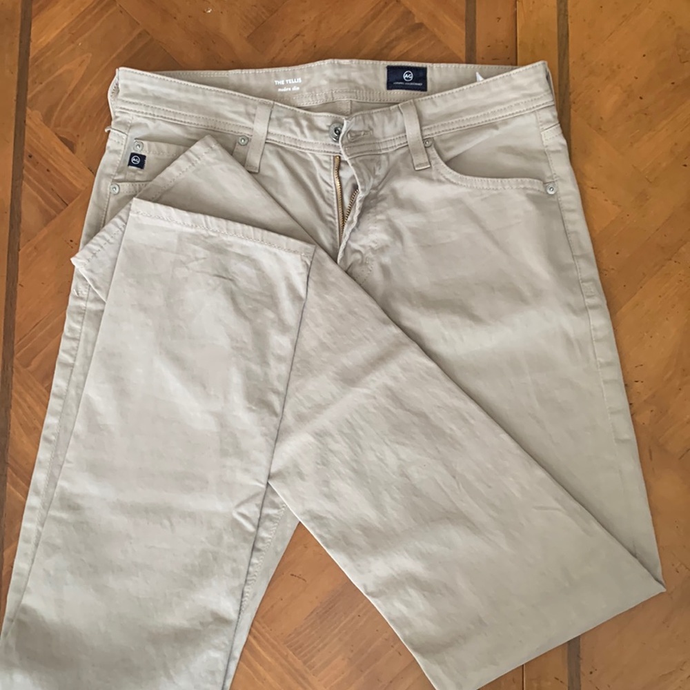 Adriano Goldschmied, The Tellis modern slim, Mens Size 30, Color Tan